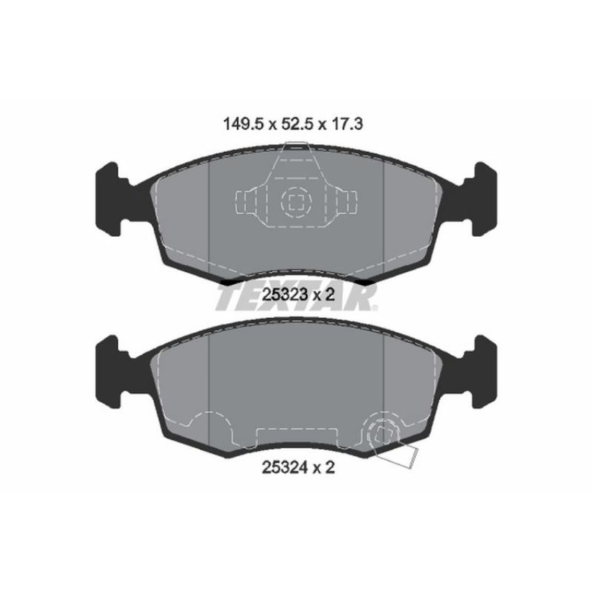 TEXTAR 2532301 Brake Pad Set