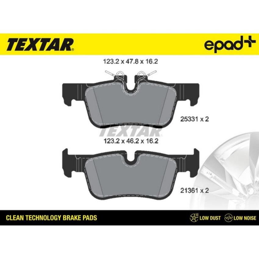 TEXTAR 2533101CP Brake Pad Set