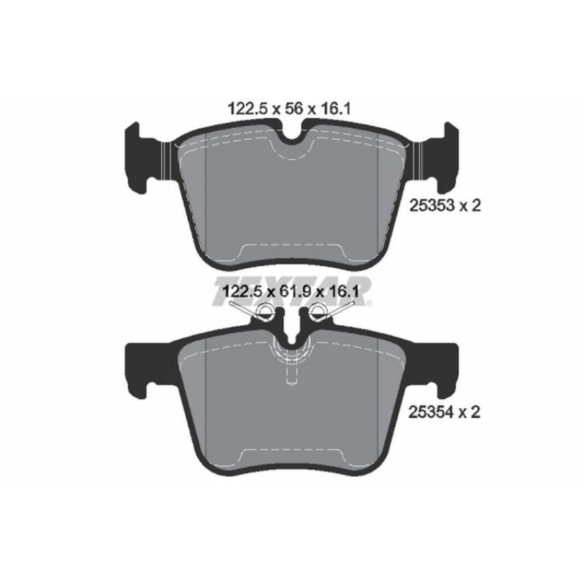TEXTAR 2535301 Brake Pad Set