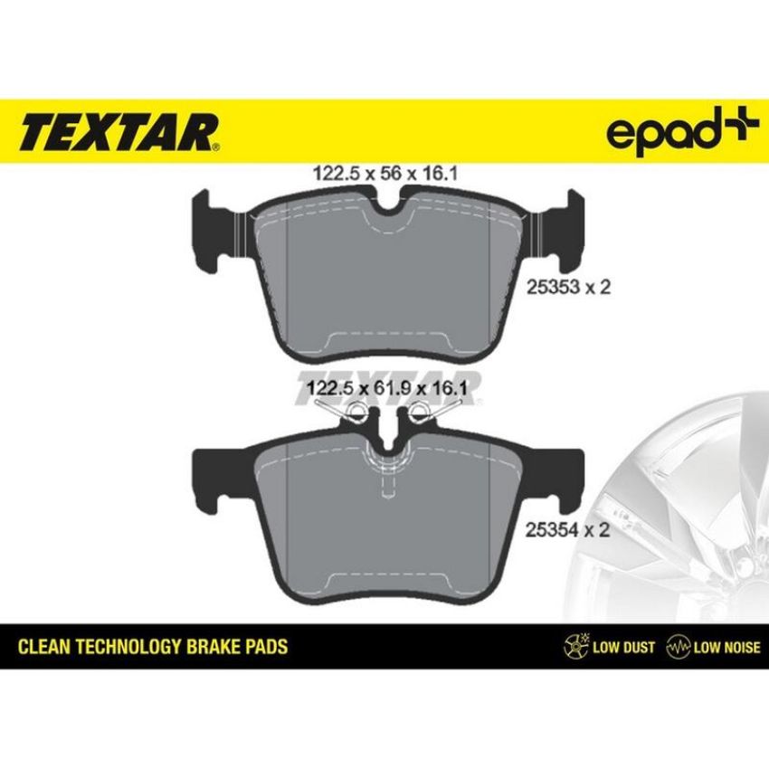 TEXTAR 2535301CP Brake Pad Set