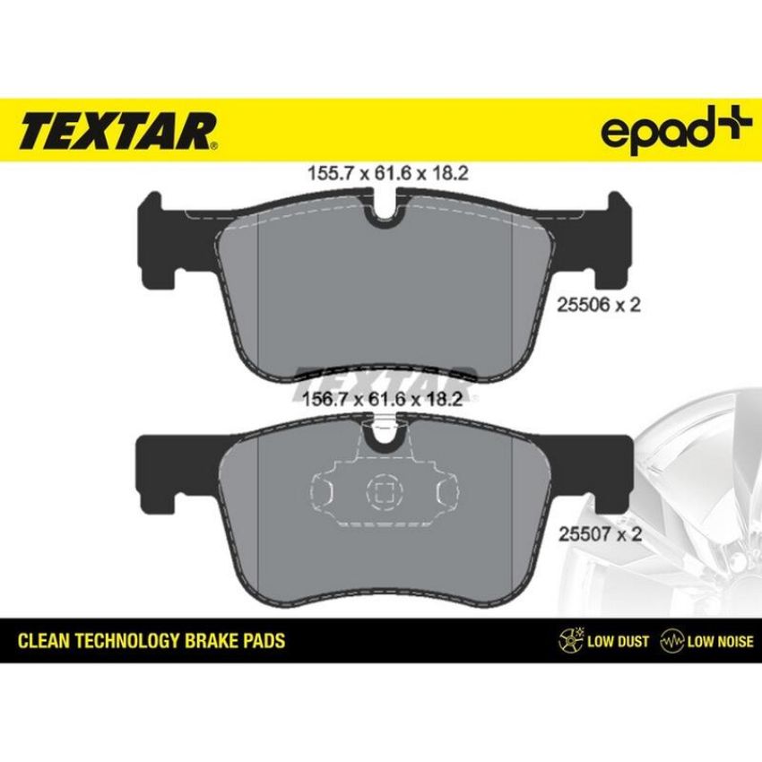 TEXTAR 2550601CP Brake Pad Set