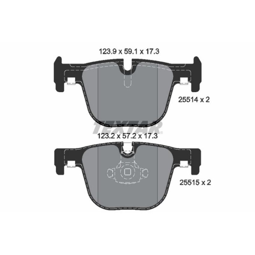 TEXTAR 2551401 Brake Pad Set