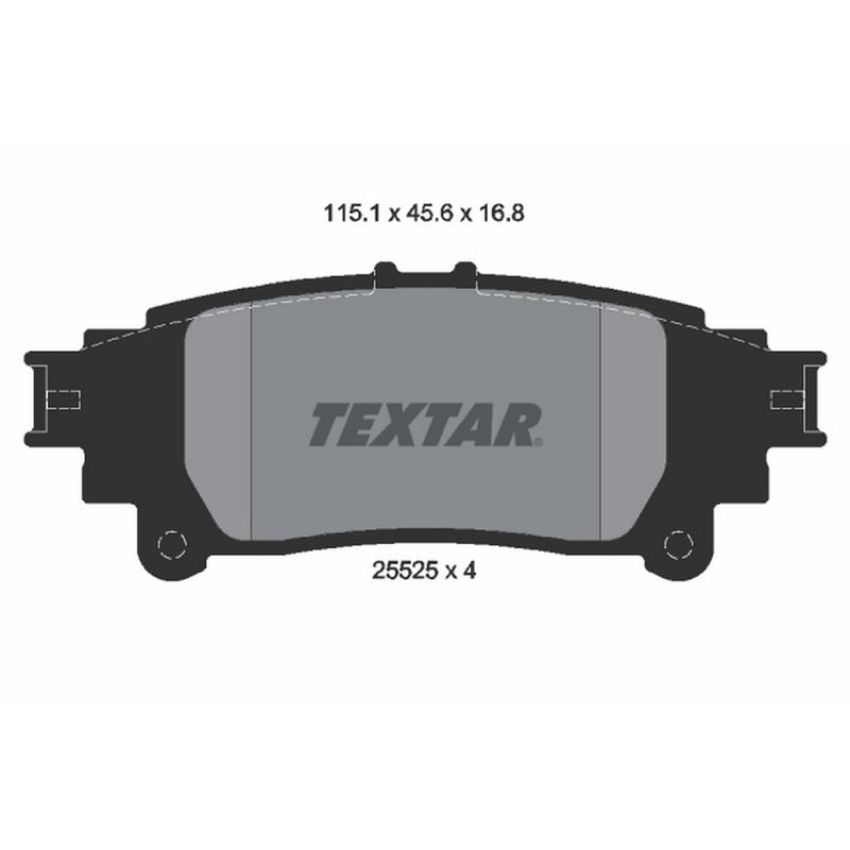 TEXTAR 2552501 Brake Pad Set
