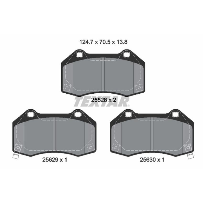 TEXTAR 2552803 Brake Pad Set