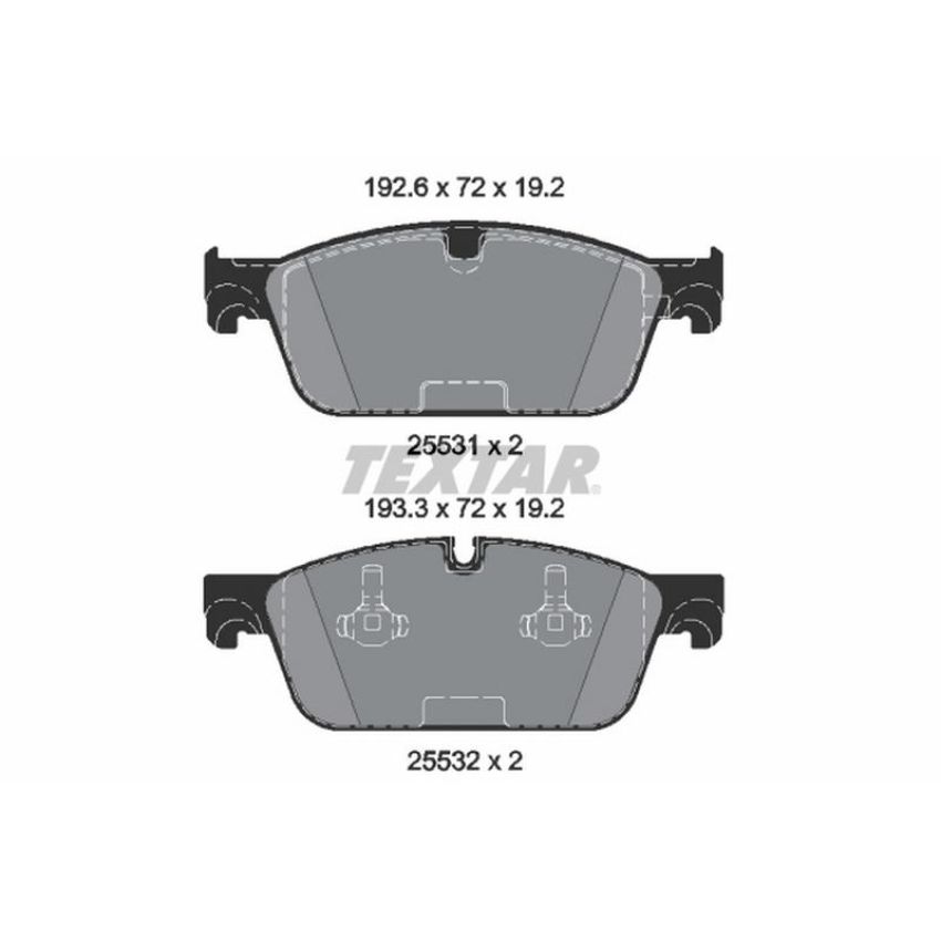 TEXTAR 2553101 Brake Pad Set