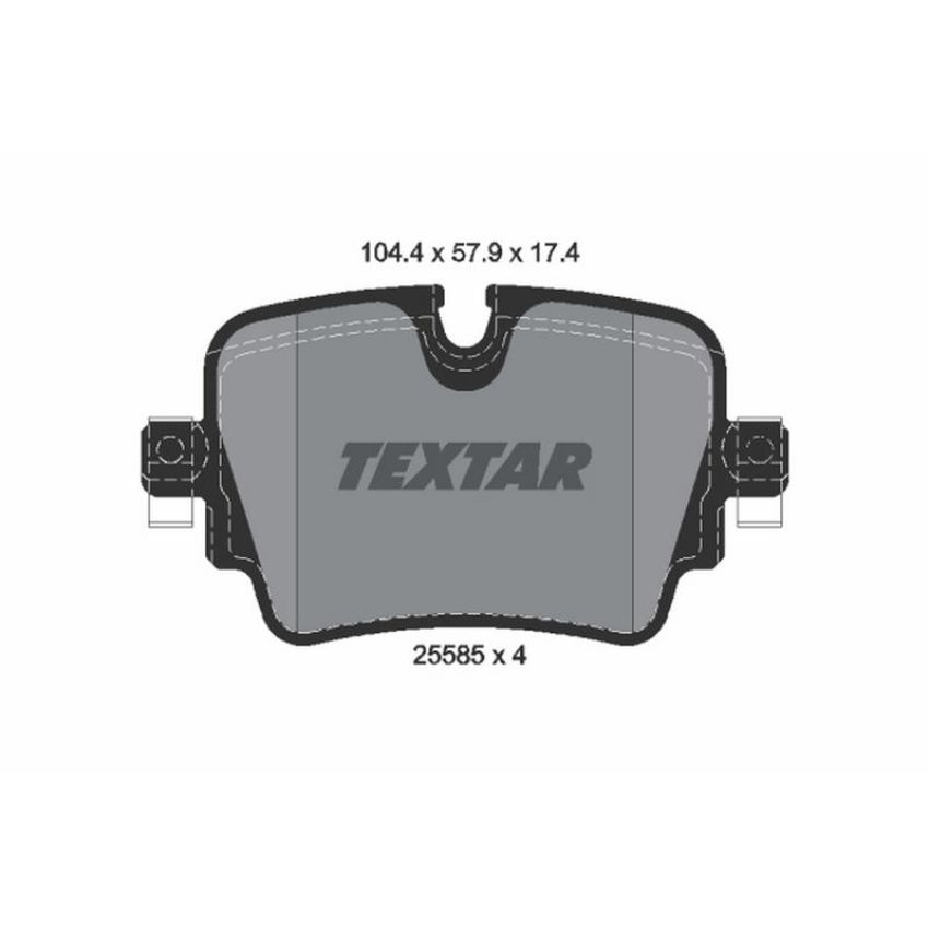 TEXTAR 2558501 Brake Pad Set