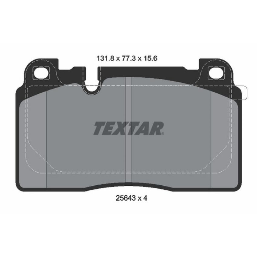 TEXTAR 2564302 Brake Pad Set