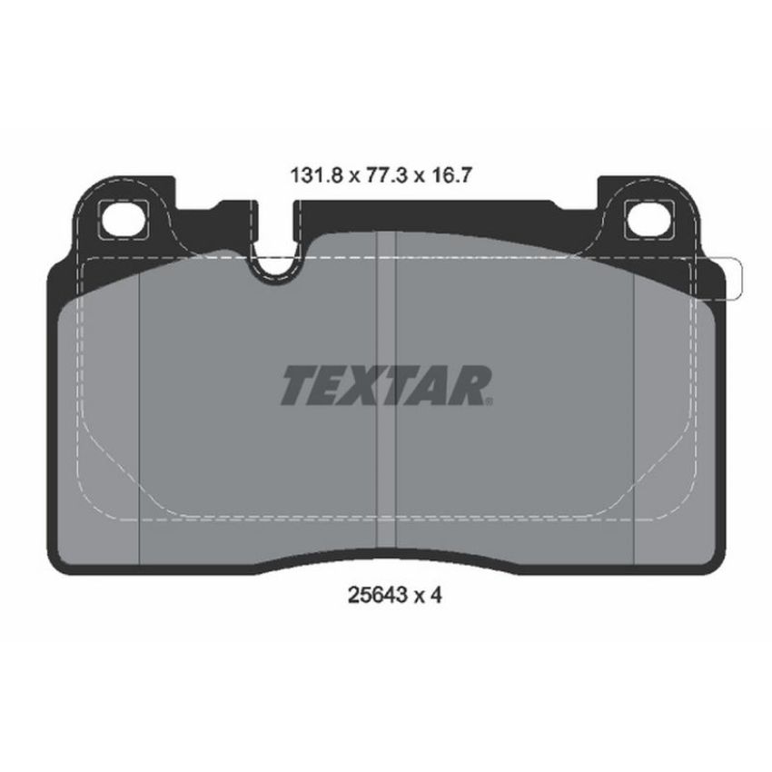 TEXTAR 2564305 Brake Pad Set