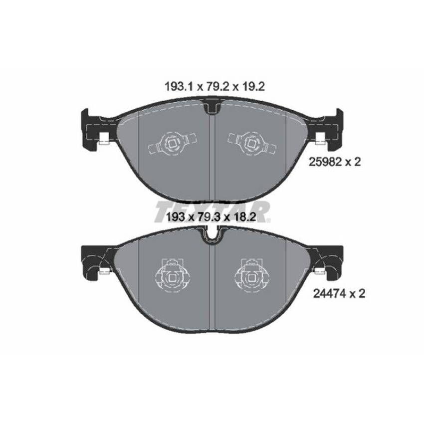 TEXTAR 2598201 Brake Pad Set