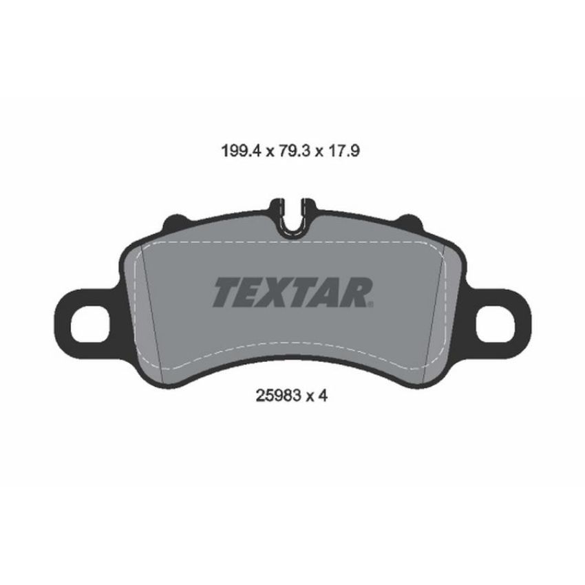 TEXTAR 2598303 Brake Pad Set