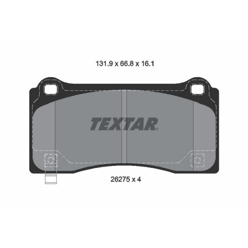 TEXTAR 2627501 Brake Pad Set