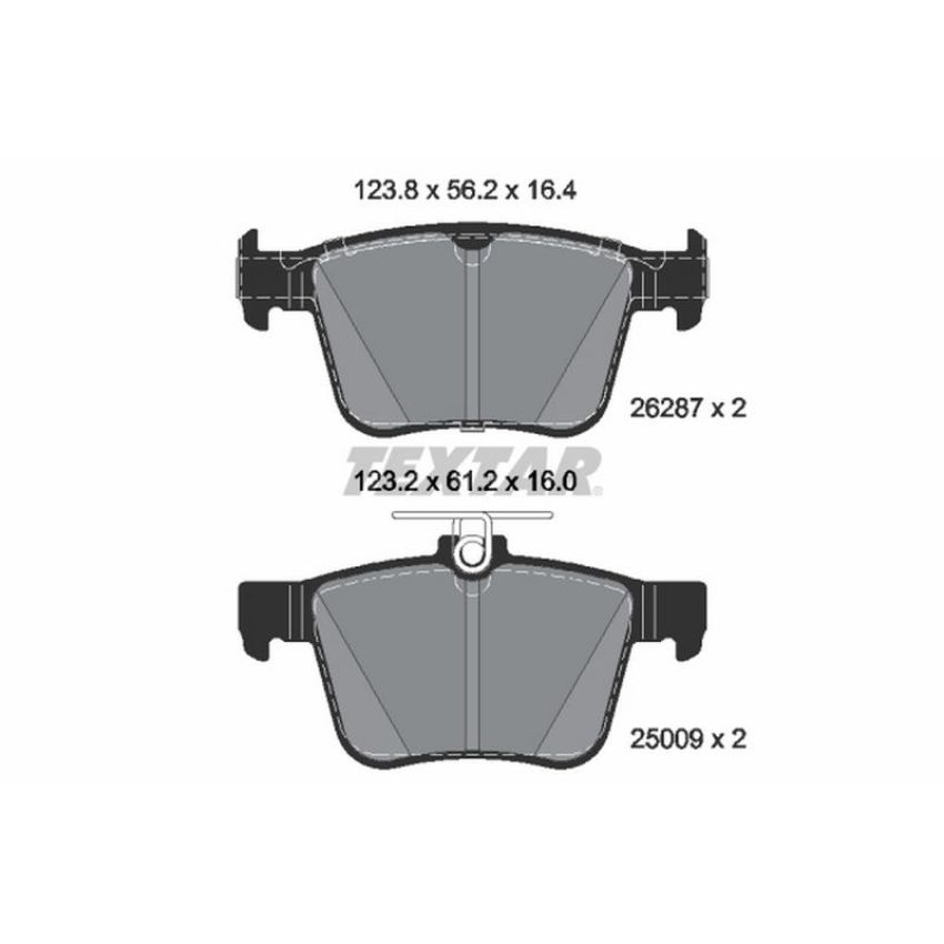 TEXTAR 2628701 Brake Pad Set