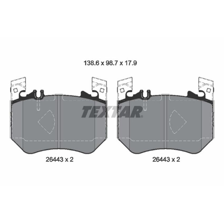 TEXTAR 2644301 Brake Pad Set