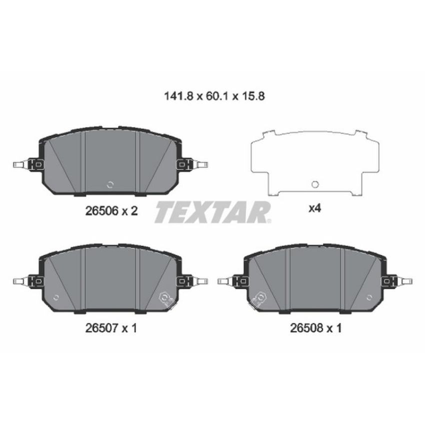 TEXTAR 2650601 Brake Pad Set