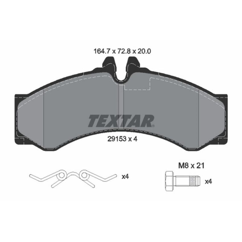 TEXTAR 2915301 Brake Pad Set