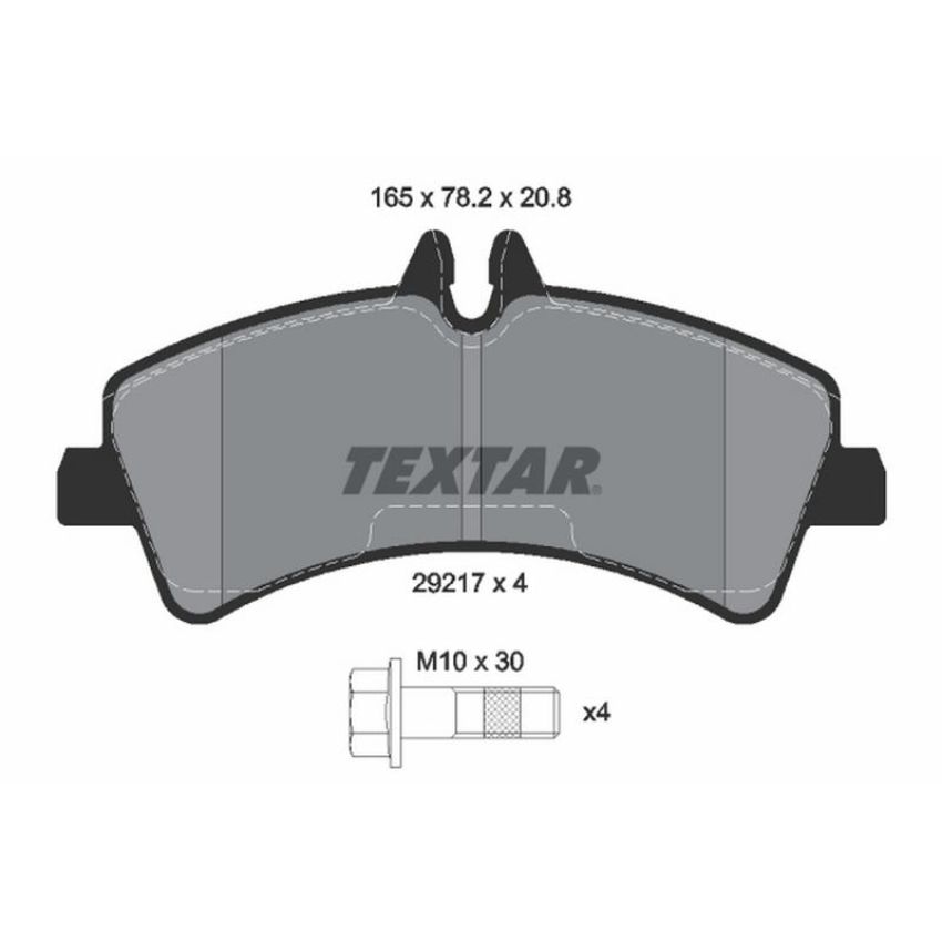 TEXTAR 2921702 Brake Pad Set