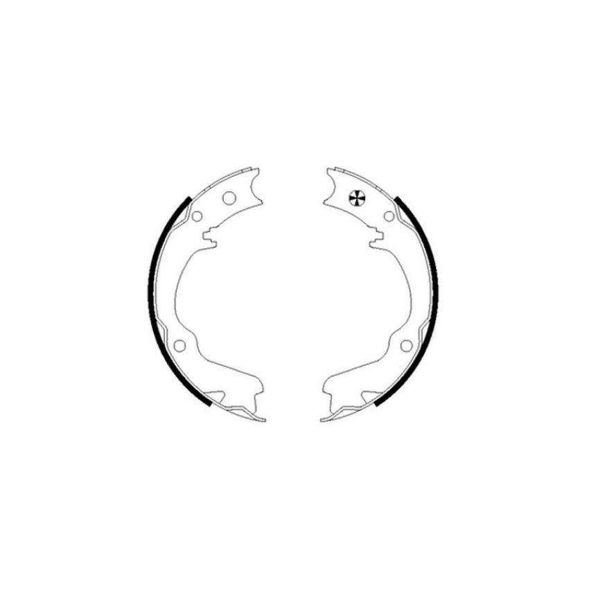 TEXTAR 91055400 Brake Shoe Set, Prkg