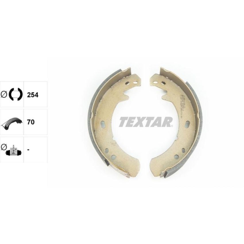 TEXTAR 91055700 Brake Shoe Set, Prkg