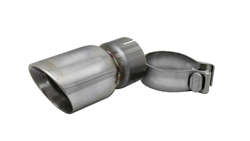 Corsa Performance TK001 Single 3.0in. Polished Pro-Series Universal Tip Kit (2.5in. Inlet-Clamp Included