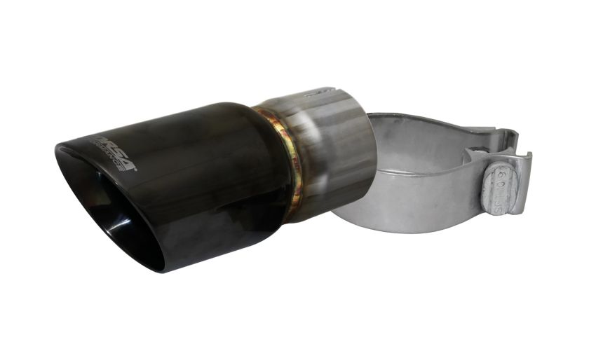 Corsa Performance TK001BLK Single 3.0in. Black PVD Pro-Series Universal Tip Kit (2.5in. Inlet-Clamp Include