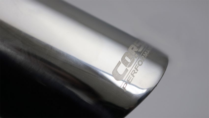 Corsa Performance TK001 Single 3.0in. Polished Pro-Series Universal Tip Kit (2.5in. Inlet-Clamp Included