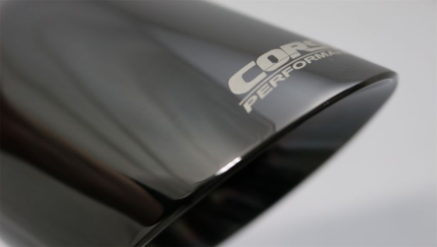 Corsa Performance TK002BLK Single 3.5in. Black PVD Pro-Series Universal Tip Kit (2.5in. Inlet-Clamp Include