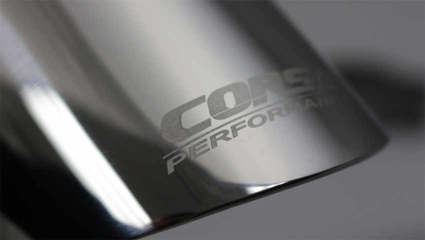 Corsa Performance TK002 Single 3.5in. Polished Pro-Series Universal Tip Kit (2.5in. Inlet-Clamp Included