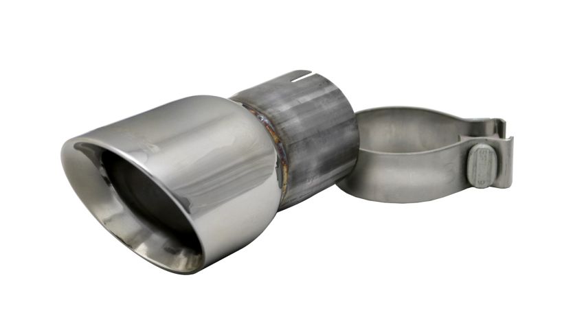 Corsa Performance TK003 Single 3.5in. Polished Pro-Series Universal Tip Kit (2.75in. Inlet-Clamp Include