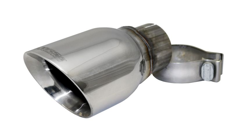 Corsa Performance TK004 Single 4.0in. Polished Pro-Series Universal Tip Kit (2.5in. Inlet-Clamp Included