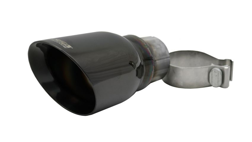 Corsa Performance TK004BLK Single 4.0in. Black PVD Pro-Series Universal Tip Kit (2.5in. Inlet-Clamp Include
