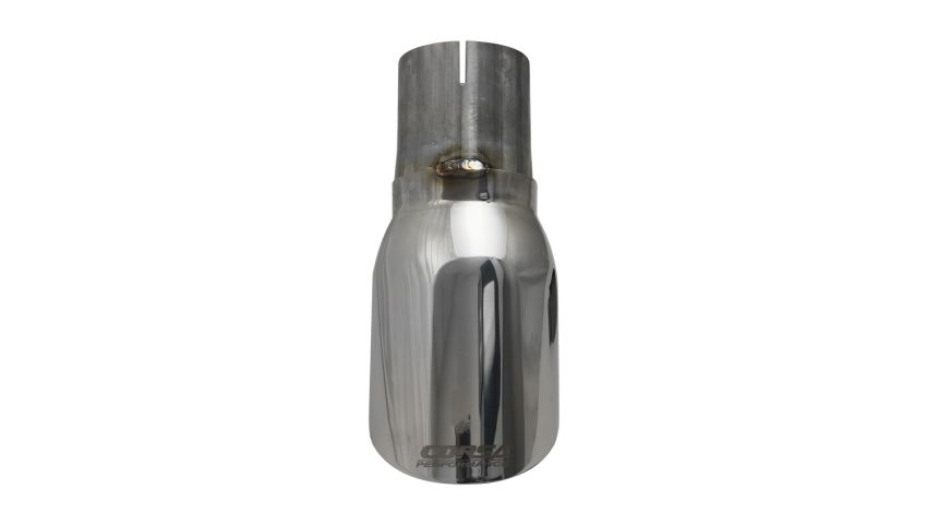 Corsa Performance TK005 Single 4.0in. Polished Pro-Series Universal Tip Kit (2.75in. Inlet-Clamp Include