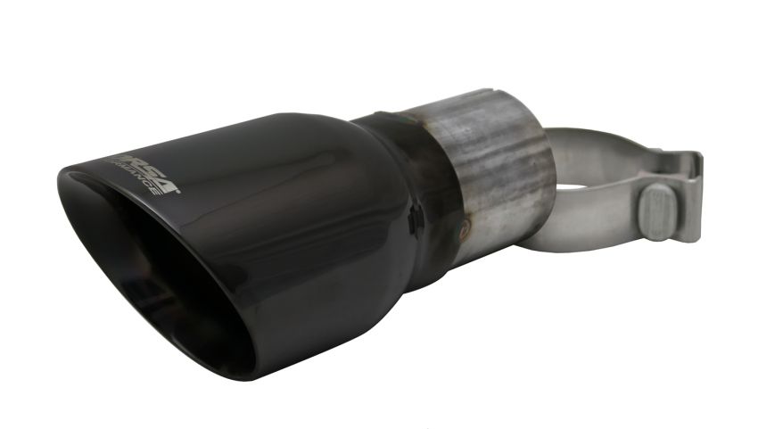 Corsa Performance TK005BLK Single 4.0in. Black PVD Pro-Series Universal Tip Kit (2.75in. Inlet-Clamp Includ