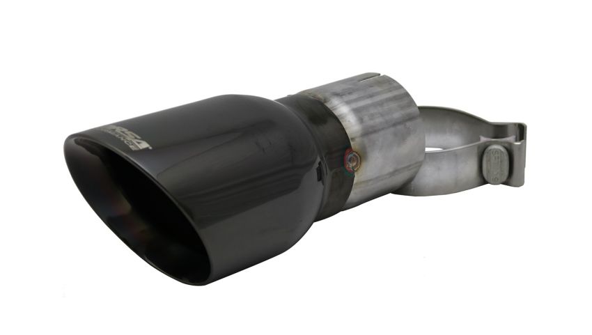 Corsa Performance TK006BLK Single 4.0in. Black PVD Pro-Series Universal Tip Kit (3.0in. Inlet-Clamp Include