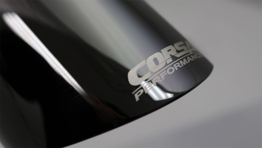 Corsa Performance TK006BLK Single 4.0in. Black PVD Pro-Series Universal Tip Kit (3.0in. Inlet-Clamp Include