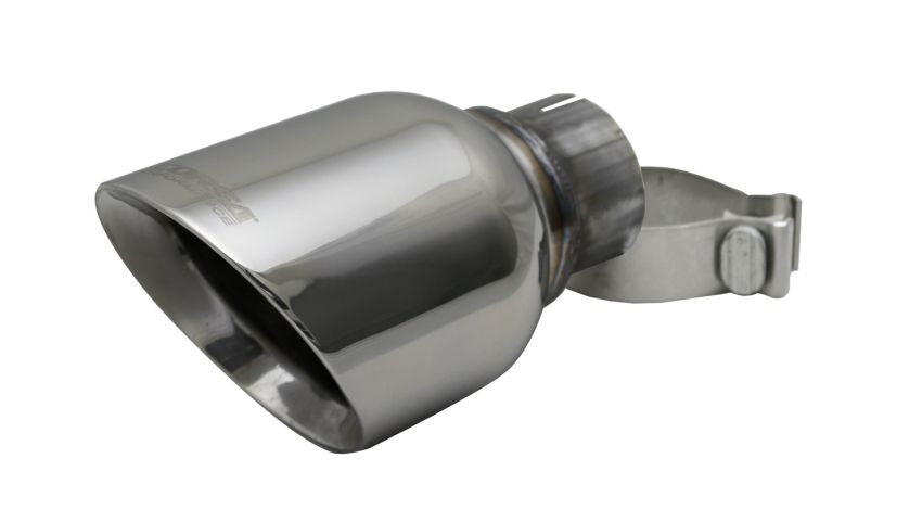 Corsa Performance TK007 Single 4.5in. Polished Pro-Series Universal Tip Kit (2.5in. Inlet-Clamp Included