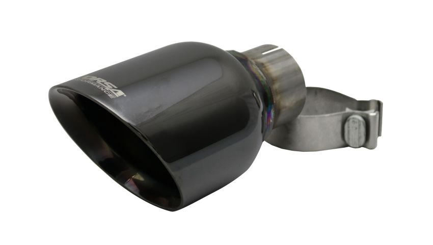 Corsa Performance TK007BLK Single 4.5in. Black PVD Pro-Series Universal Tip Kit (2.5in. Inlet-Clamp Include