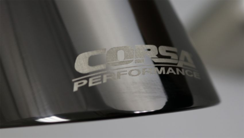 Corsa Performance TK007BLK Single 4.5in. Black PVD Pro-Series Universal Tip Kit (2.5in. Inlet-Clamp Include
