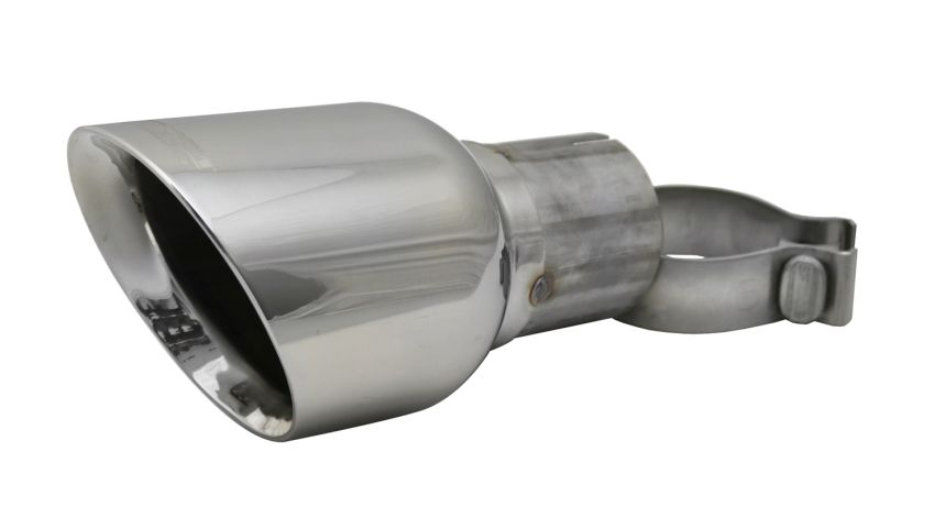 Corsa Performance TK008 Single 4.5in. Polished Pro-Series Universal Tip Kit (2.75in. Inlet-Clamp Include