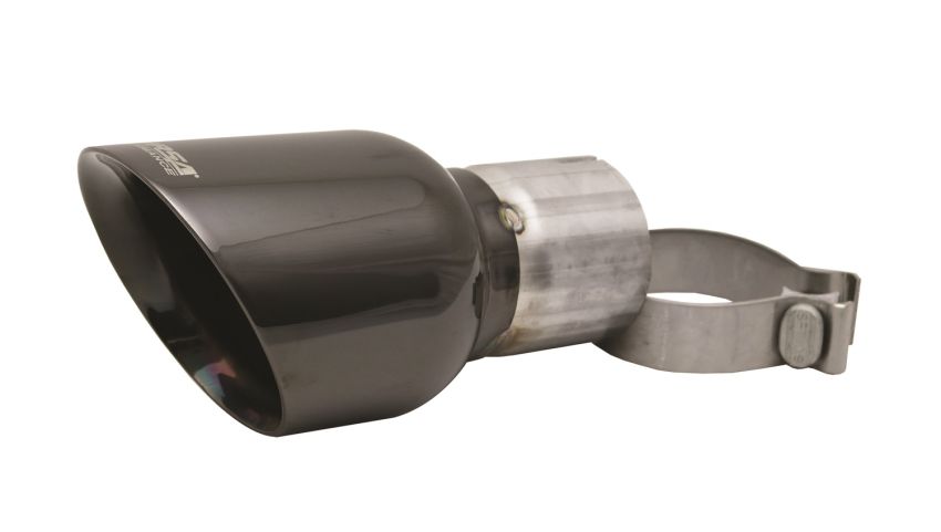 Corsa Performance TK009BLK Single 4.5in. Black PVD Pro-Series Universal Tip Kit (3.0in. Inlet-Clamp Include