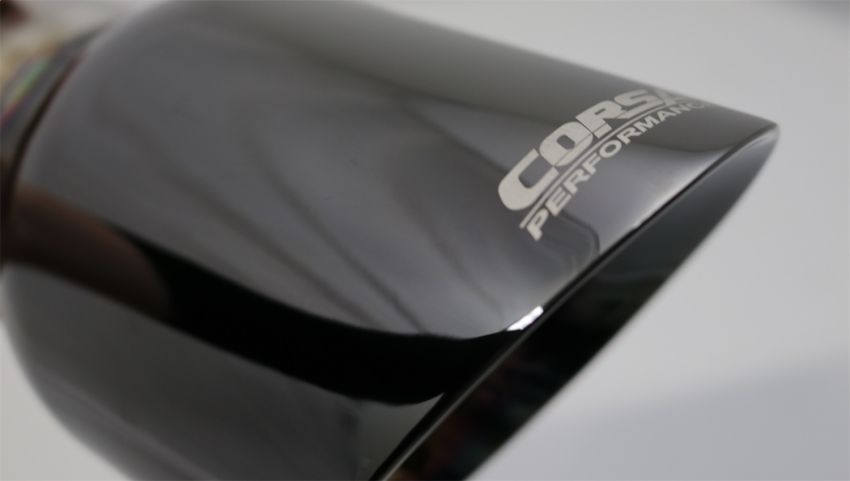 Corsa Performance TK009BLK Single 4.5in. Black PVD Pro-Series Universal Tip Kit (3.0in. Inlet-Clamp Include