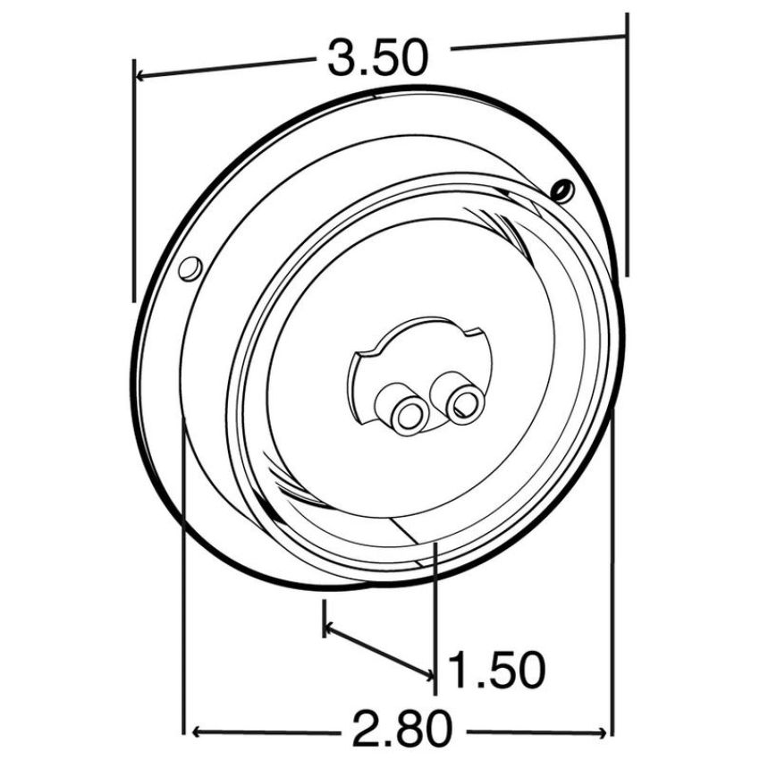 TRUCK-LITE 10279Y 10 Series, LED, 2.5