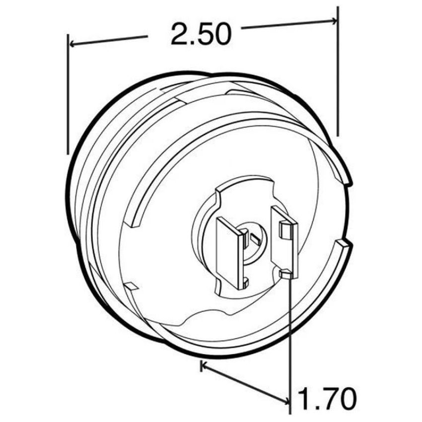 TRUCK-LITE 10375Y 10 Series, LED, 2.5