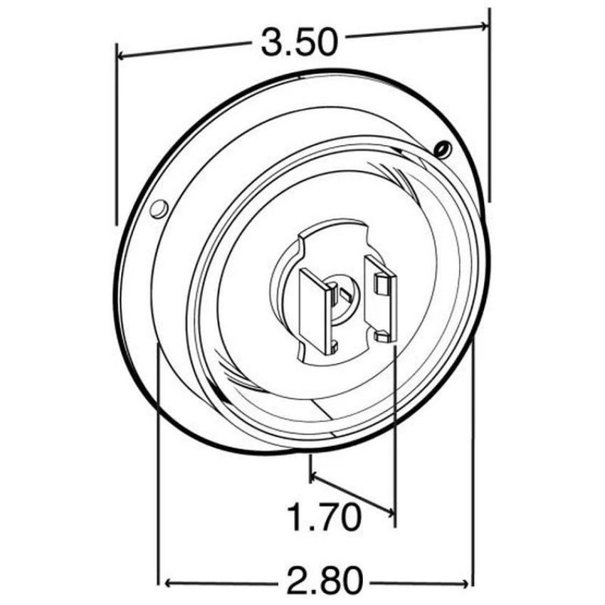 TRUCK-LITE 10379R 10 Series, LED, 2.5