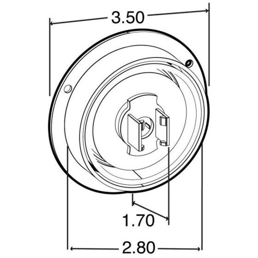 TRUCK-LITE 10379Y 10 Series, LED, 2.5