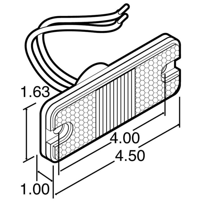 TRUCK-LITE 18050Y 18 Series, LED, 2
