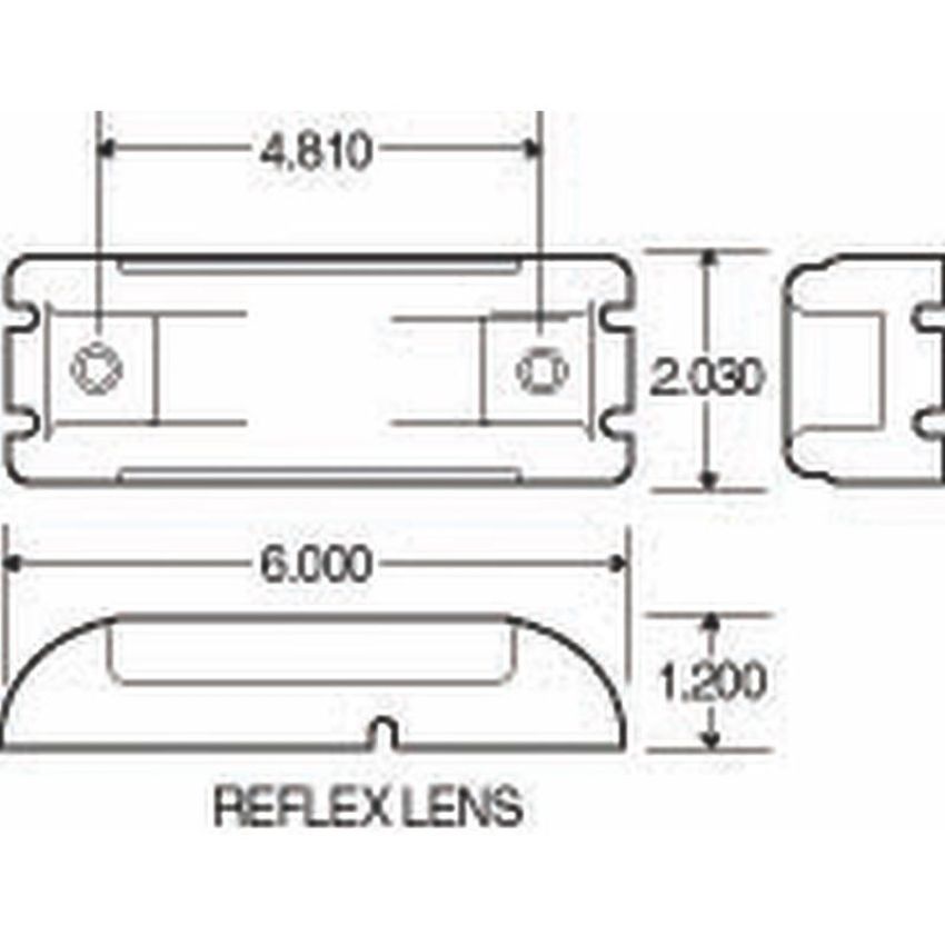 TRUCK-LITE 21051R 21 Series, LED, 2