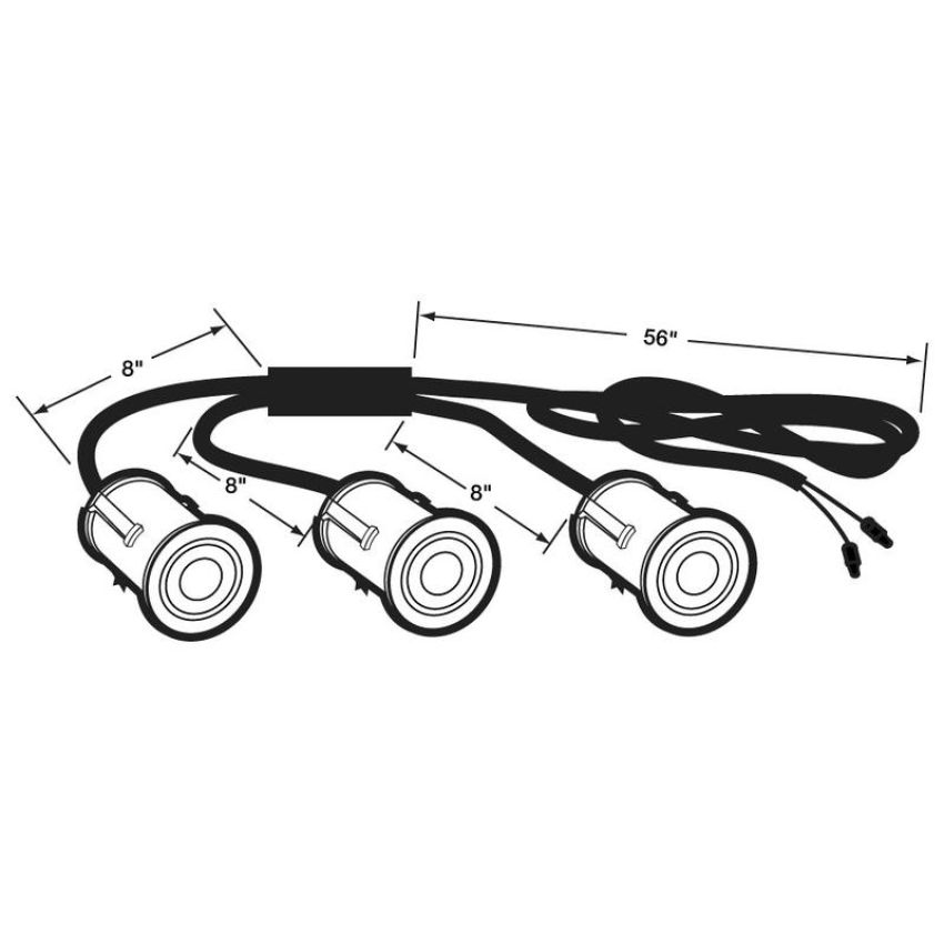 TRUCK-LITE 33740R 33 Series, LED, .75
