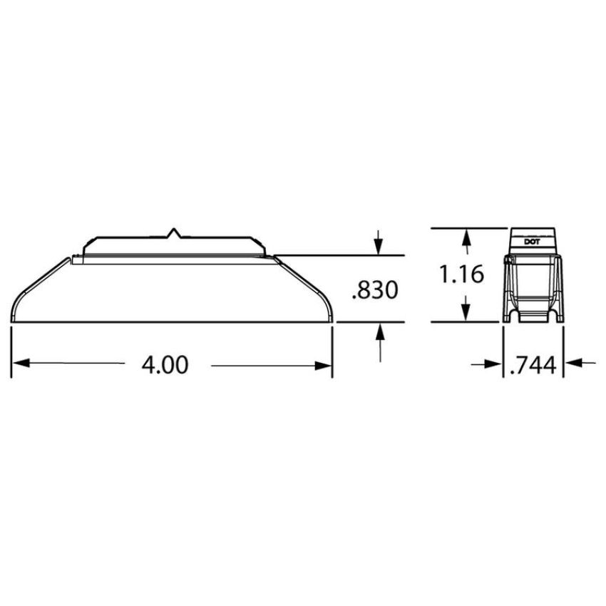 TRUCK-LITE 35375R 35 Series, LED, 1