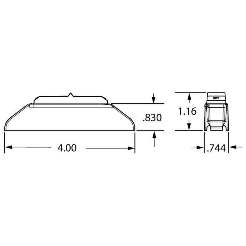 TRUCK-LITE 35375Y 35 Series, LED, 1