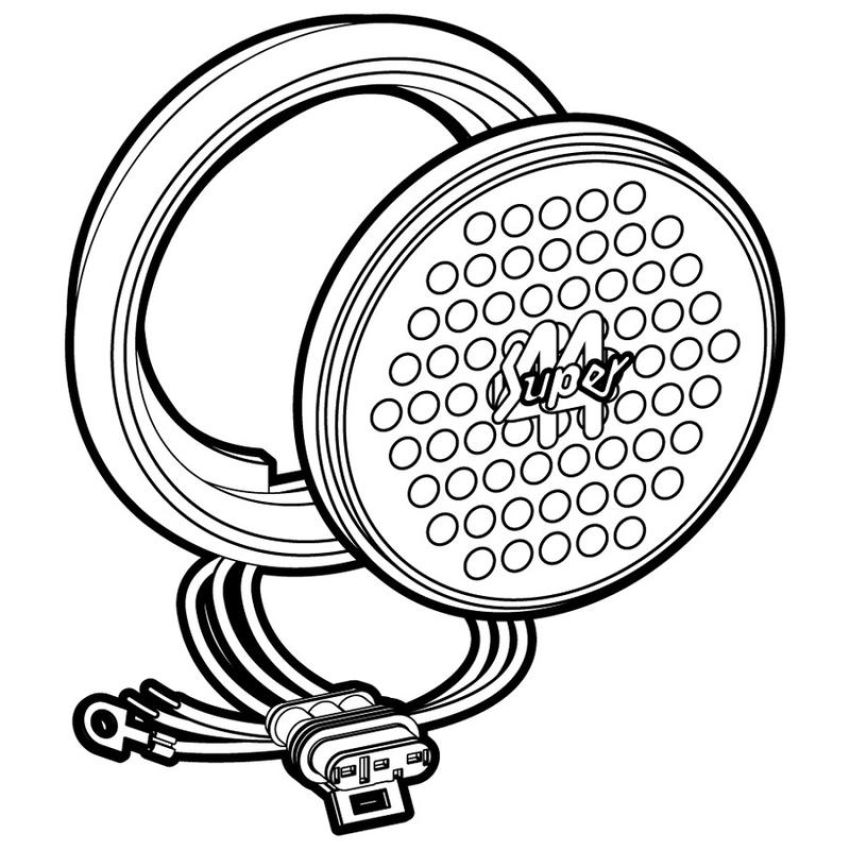 TRUCK-LITE 44101Y Super 44, LED, 4
